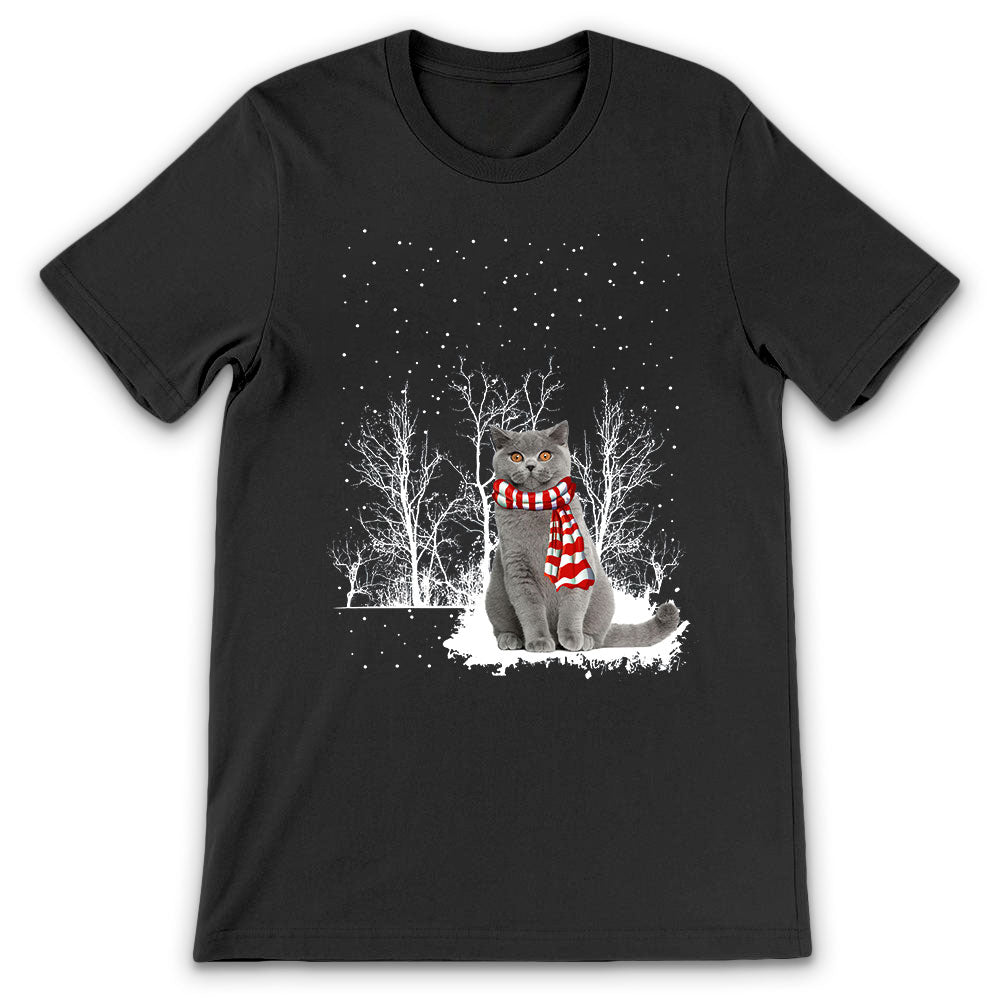 Cat Christmas ANQZ1810001Z Dark Classic T Shirt