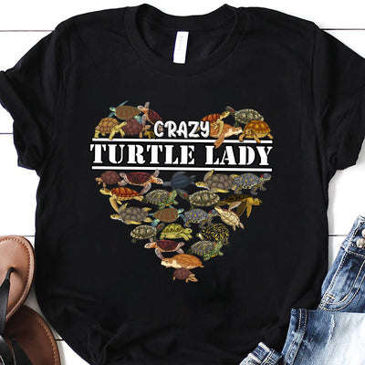 Crazy Turtle Lady NQAY2903002Y Dark Classic T Shirt