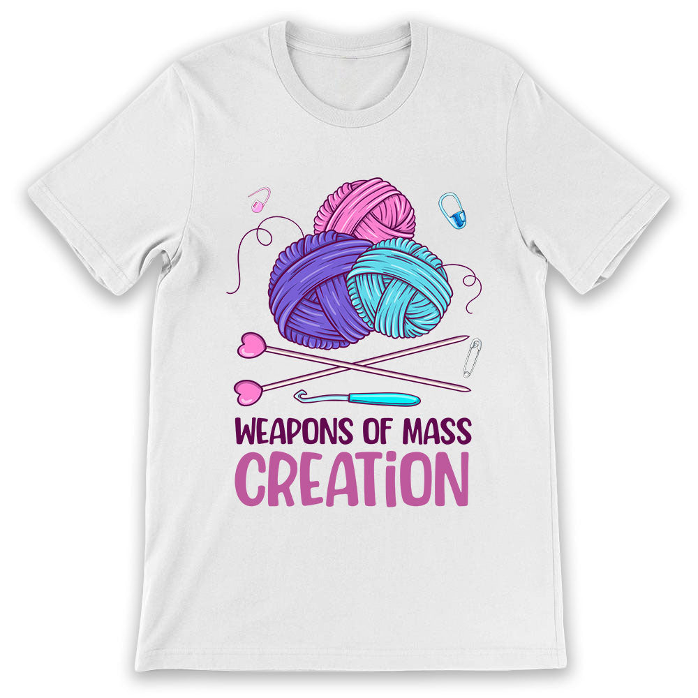 Crochet Weapons Of Mass Creation LHRZ1106005Y Light Classic T Shirt