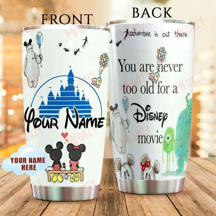 Custom Name Love Mickey You Are Never Old For Disney Tumbler