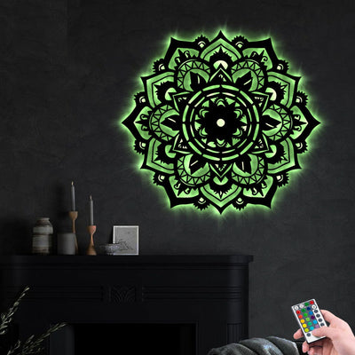 Mandala Fantastic V2 - Led Light Metal - Owls Matrix LTD