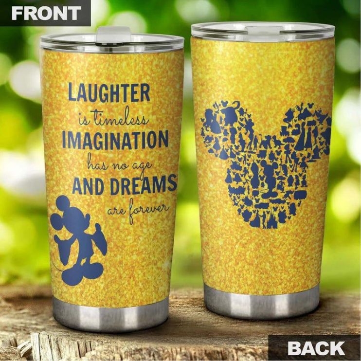 Disney Mickey Quotes 456 Gift For Lover Day Travel Tumbler