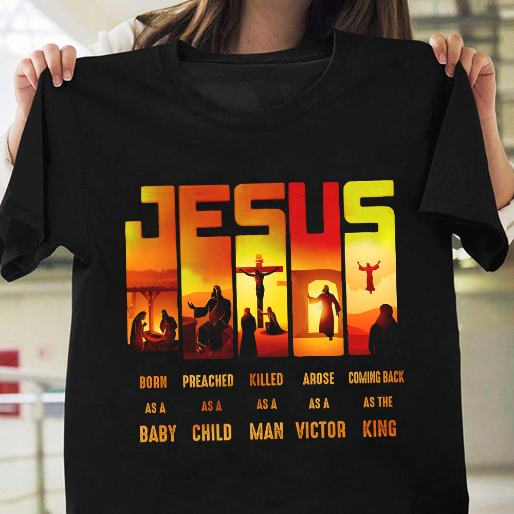Faith Jesus As A King ANQZ1110028Z Dark Classic T Shirt