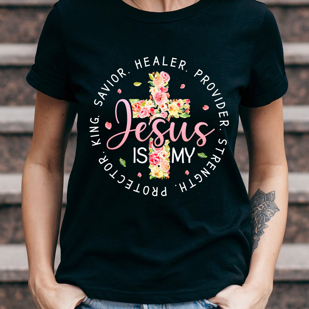 Faith Jesus Is My DNRZ0607001Y Dark Classic T Shirt