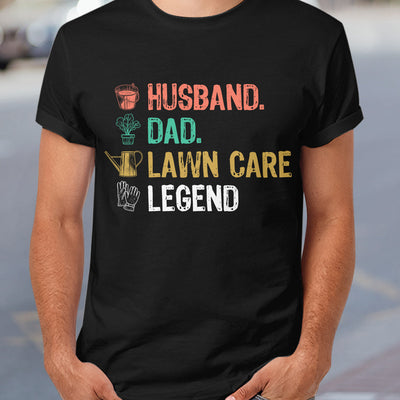 Father Gift Husband Dad Lawn Care Legend DNAY0908001Y Dark Classic T Shirt