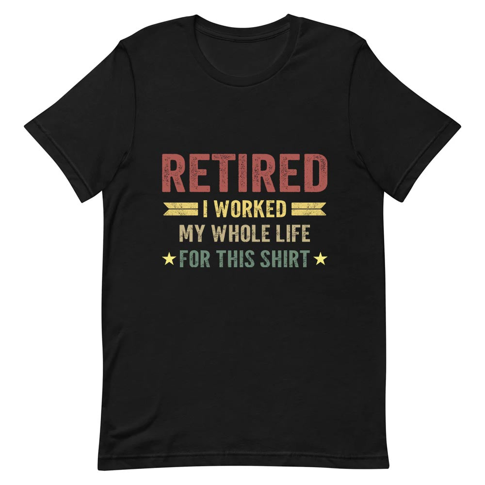 Father Gift Retired NNRZ1608004Y Dark Classic T Shirt