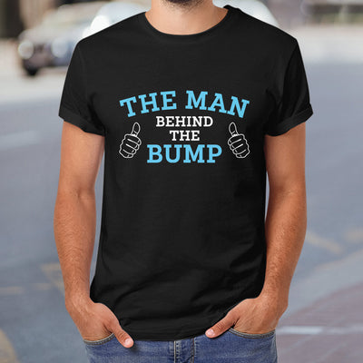Father Gift The Man Behind The Bump TGRZ0408011Y Dark Classic T Shirt