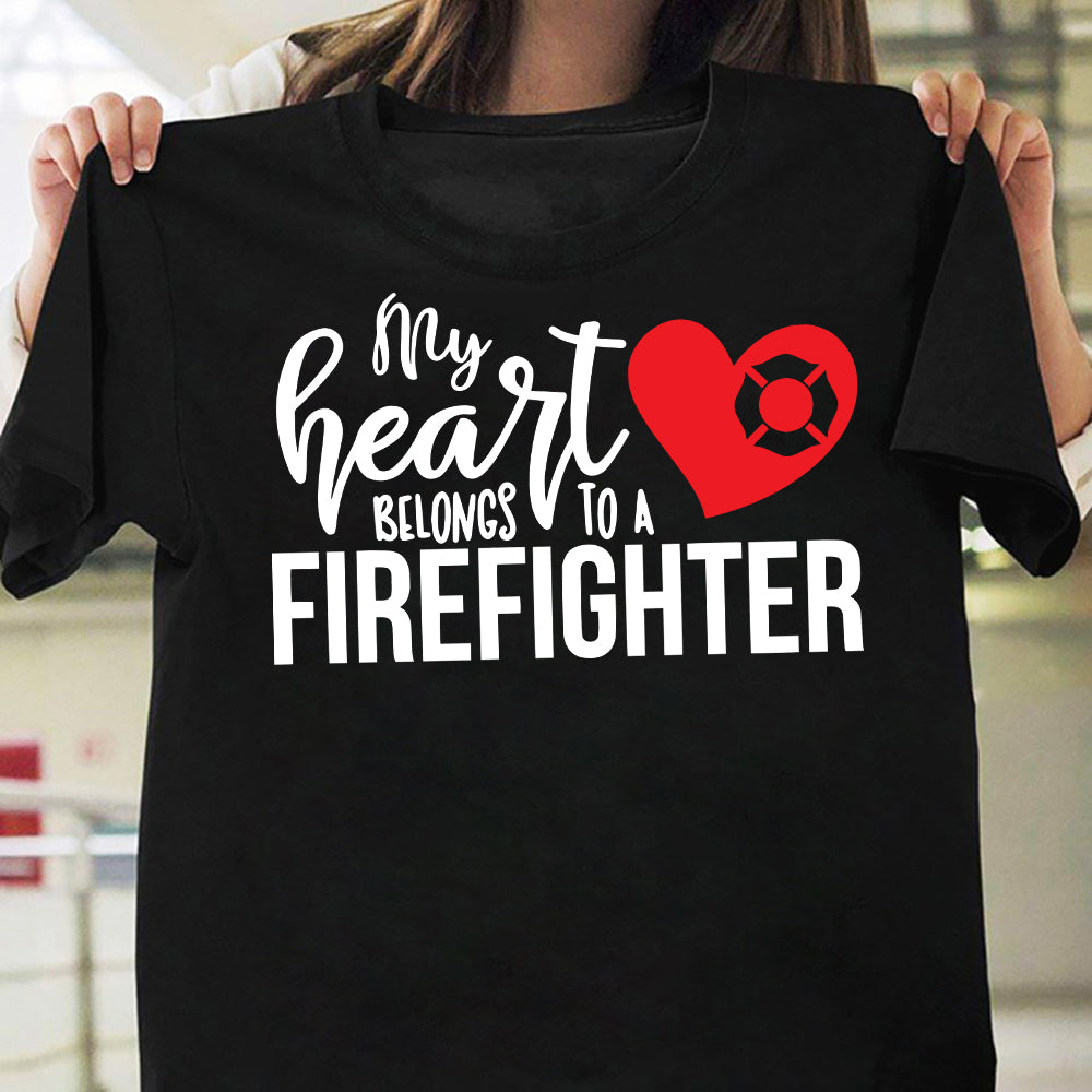 Firefighter Wife AEAA1210001Z Dark Classic T shirt