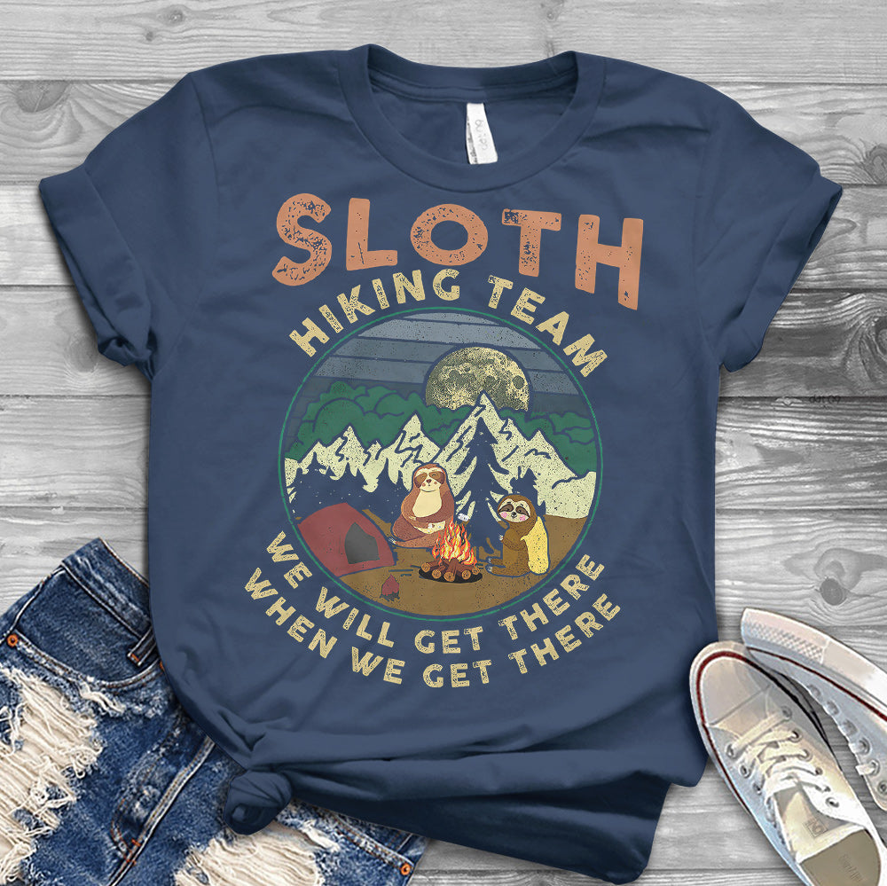 Hiking Sloth Hiking Team DNGB1910017Z Dark Classic T Shirt