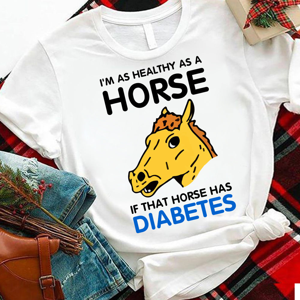 Horse Diabetes ADAA1910012Z Light Classic T Shirt