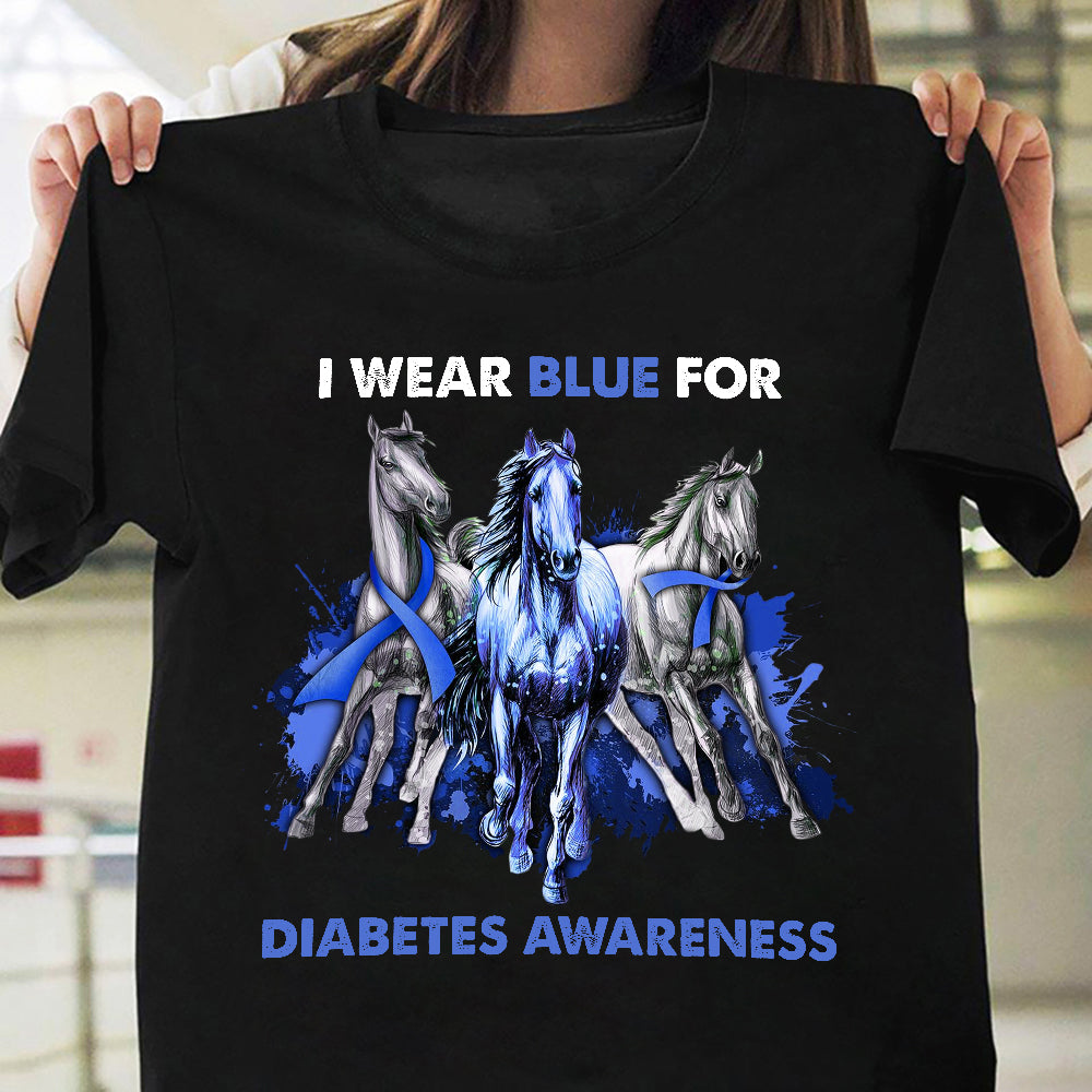 Horse Diabetes Awareness ADAA1810008Z Dark Classic T Shirt