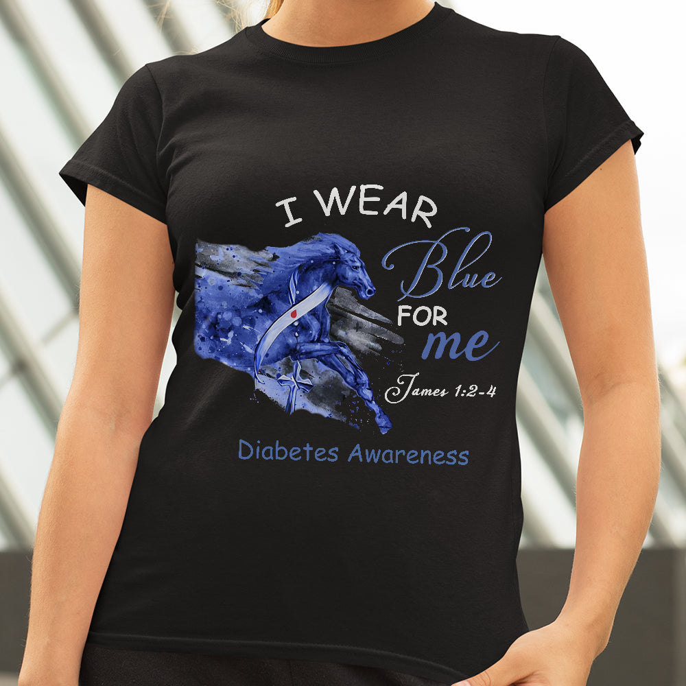 Horse Diabetes Awareness Faith ADAA1910004Z Dark Classic T Shirt