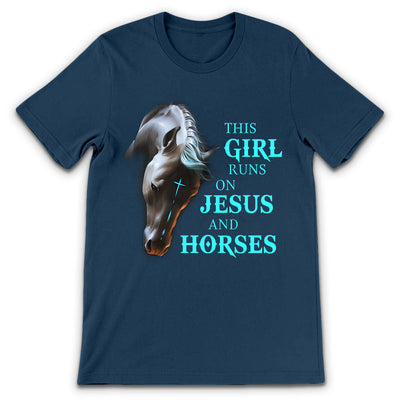 Horse Faith Jesus ACAA1810005Z Dark Classic T Shirt