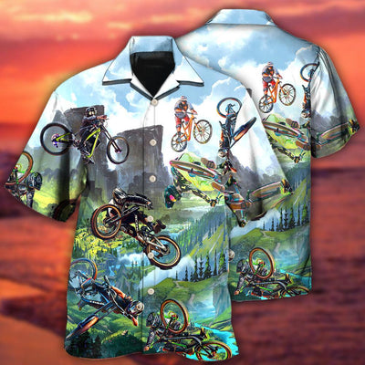 Bike Don't Follow Me You Won't Make It Cool Style - Hawaiian Shirt - Owls Matrix LTD