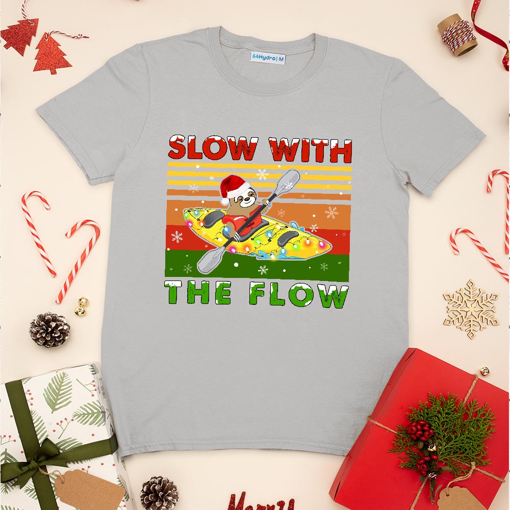 Kayak Christmas Sloth NNRZ0311097Z Light Classic T Shirt