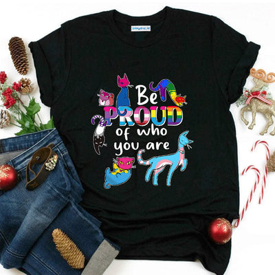LGBTQ Pride Month Be Proud Of Who You Are HHAY2104006Y Dark Classic T Shirt