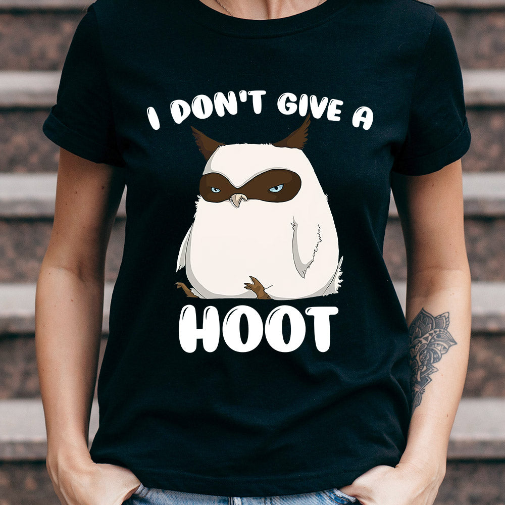 Owl I Dont Give A Hoot MDGB1904001Y Dark Classic T Shirt