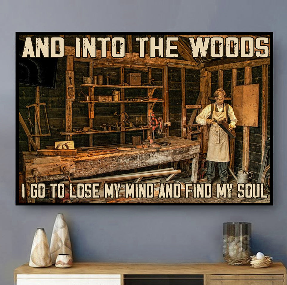 Carpenter Lose My Mind And Find My Soul - Horizontal Poster - Owls Matrix LTD