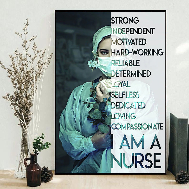 Nurse I Am A Nurse - Vertical Poster - Owls Matrix LTD