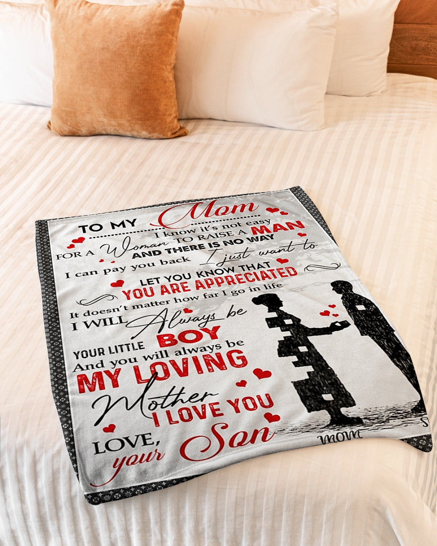 Family I Love You With All My Heart - Flannel Blanket - Owls Matrix LTD