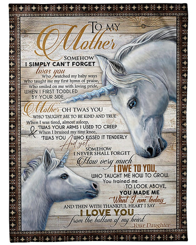 Horse I Loved You My Whole Life - Flannel Blanket - Owls Matrix LTD
