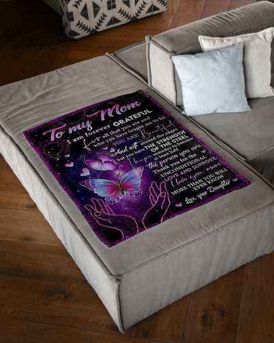 Family Love You Will Always Be My Loving Mother - Flannel Blanket - Owls Matrix LTD