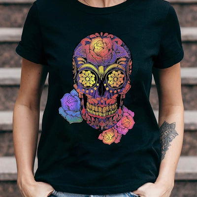 Sugar Skull Art MHGB2106001Y Dark Classic T Shirt