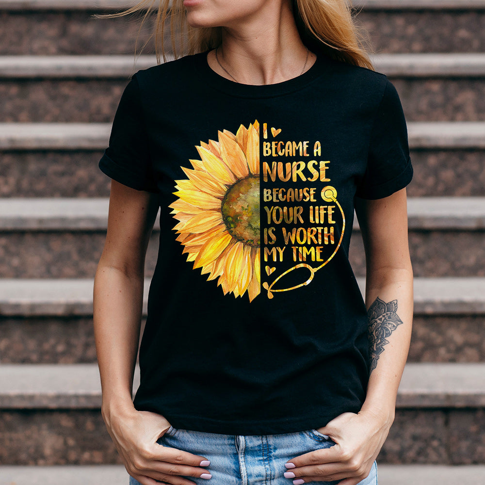 Sunflower Nurse AGGB1910017Z Dark Classic T Shirt