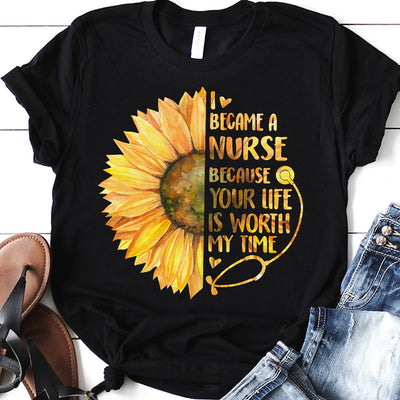 Sunflower Nurse AGGB1910017Z Dark Classic T Shirt